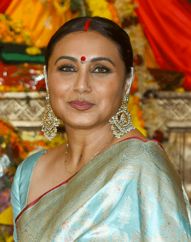Portrait of the actor Rani Mukerji